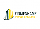 Immobilien Logo, Grundstcke , Architektur, Bau