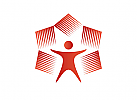 ,Mensch, Sport, Faszien, Arztpraxis, Physiotherapie Logo