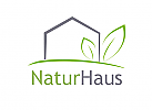 ko, Zeichen, Zeichnung, zweifarbig, Haus, Natur, Logo