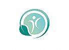kologie, Natur Logo, Mensch Logo, Heilpraktiker Logo, Physiotherapie Logo